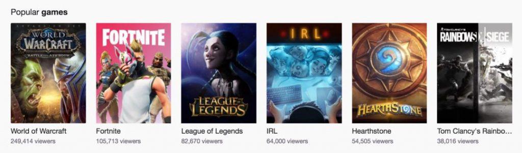 twitch-popular-games- wow vor fortnite