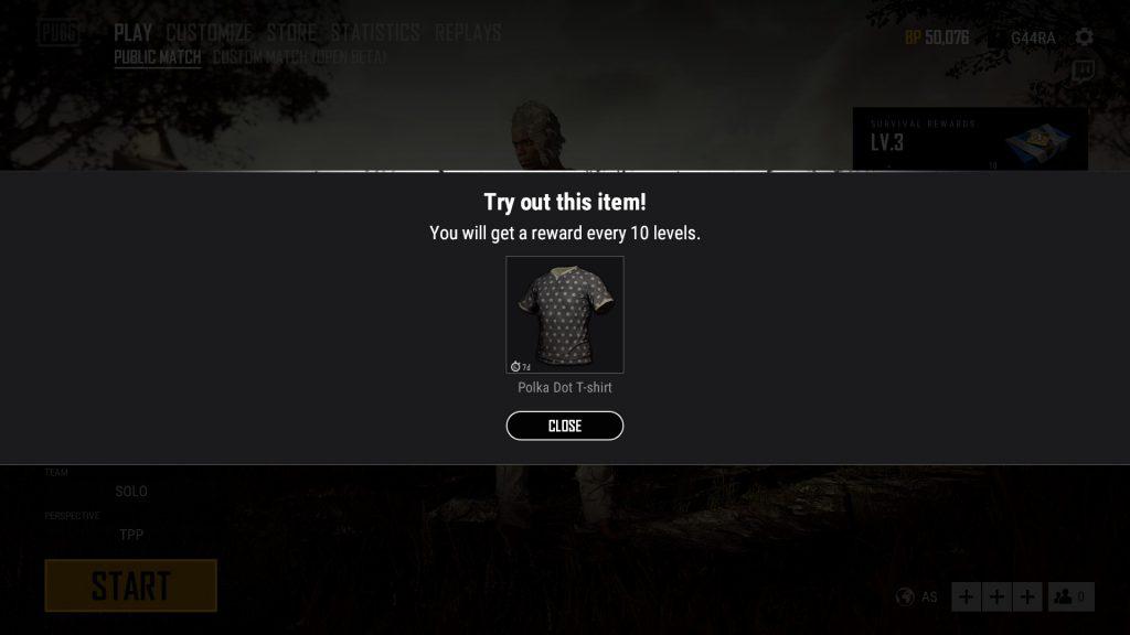 PUBG Screenshot Test-Item