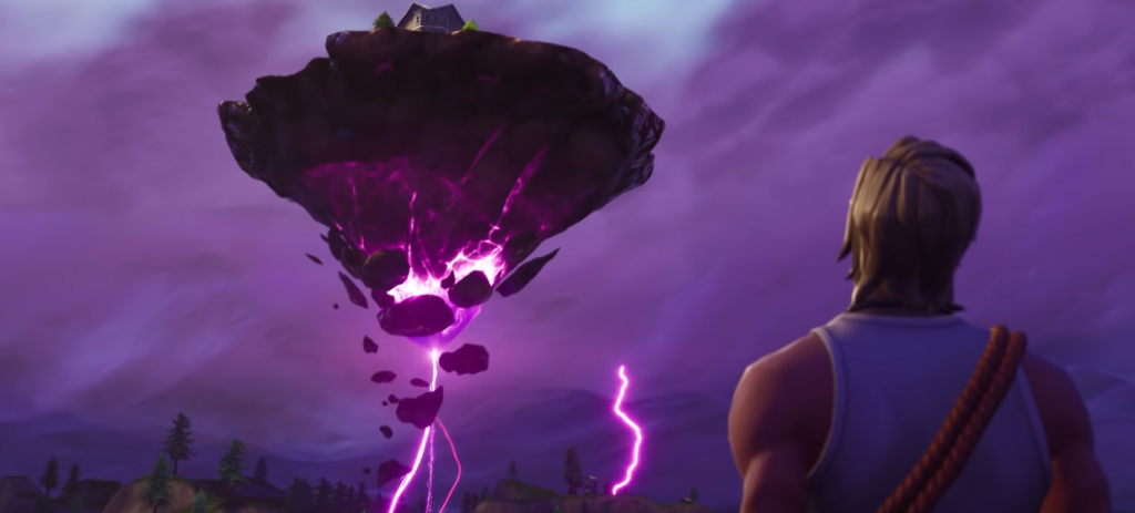 Fortnite Fliegende Insel