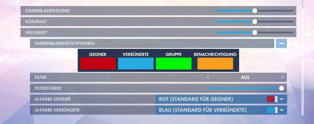 Overwatch Screenshot Farbenblind Optionen