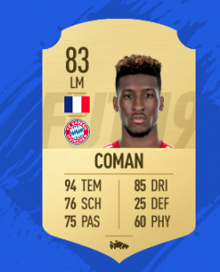 FIFA 19 Bundesliga Coman