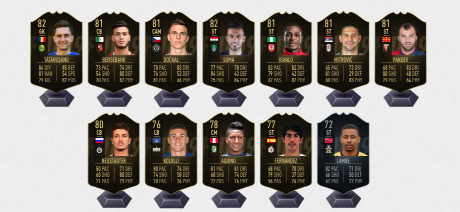 FIFA 19 TOTW 5 Auswechselspieler