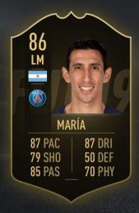 FIFA 19 TOTW 6 di Maria