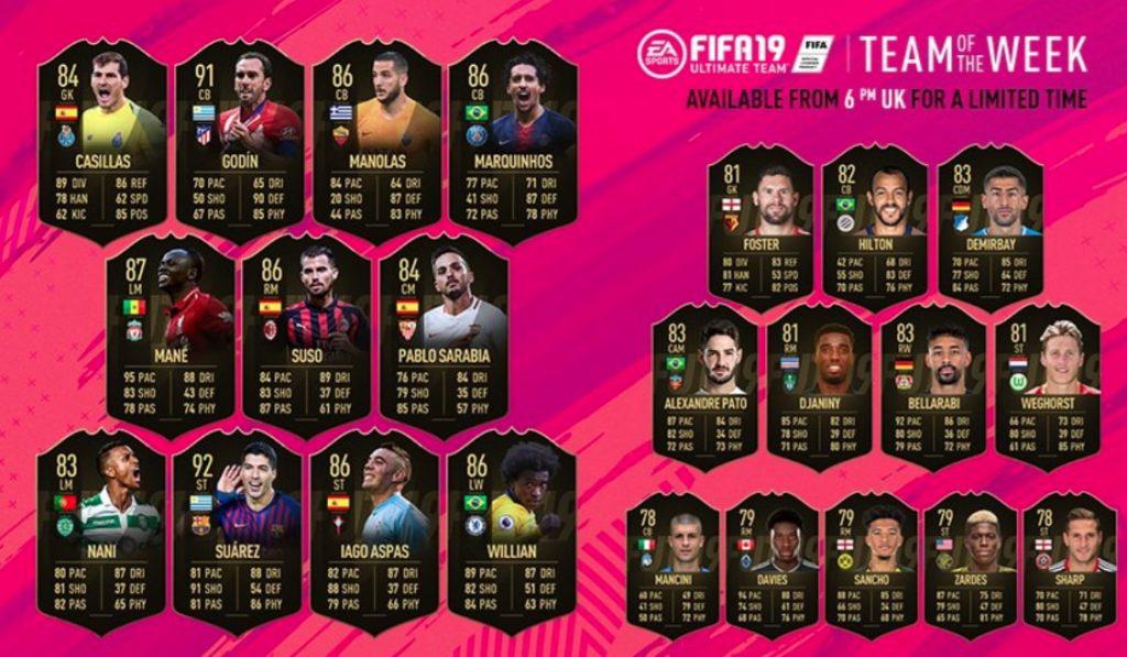 FIFA 19 TOTW 7