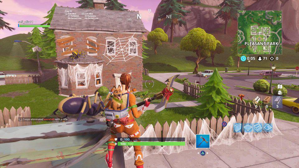 Fortnite-Spinnen