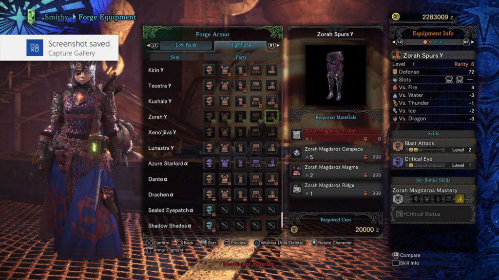 monster hunter world zorah gamma hose