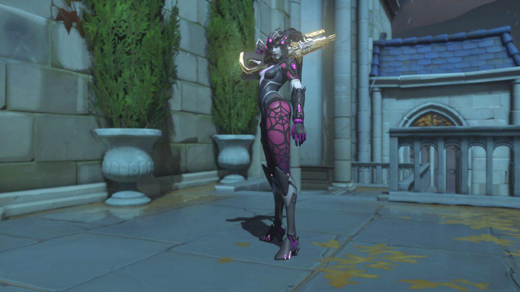 Overwatch Screenshot Halloween Horror 2018 Skin Widowmaker