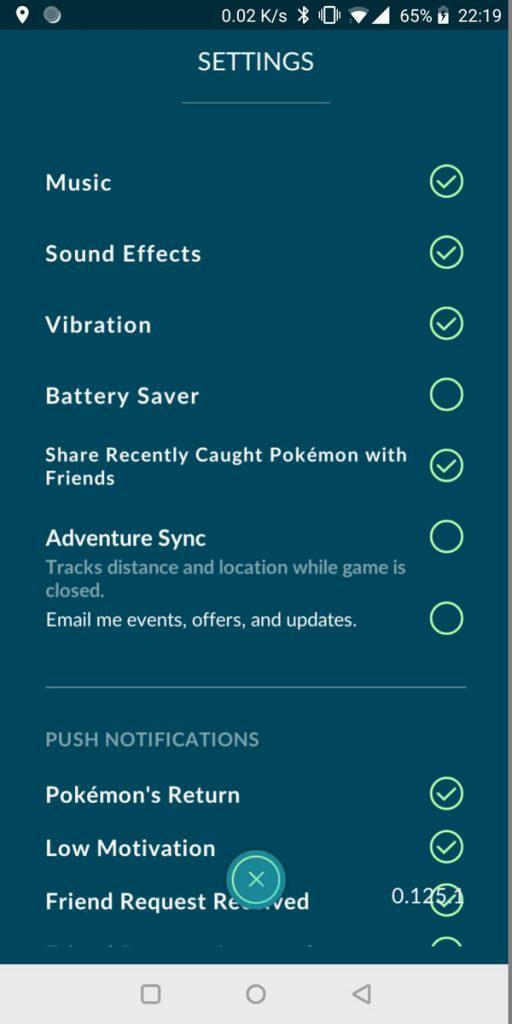 Pokémon GO Abenteuer Sync