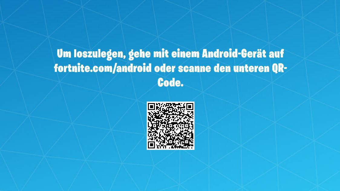 Fortnite com android qr код сканер