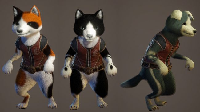 monster hunter world cats&dogs