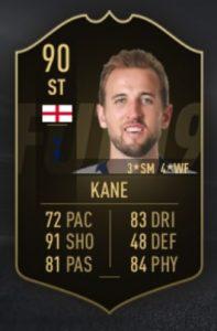 FIFA 19 TOTW 10 Kane