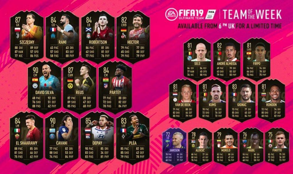 FIFA 19 TOTW 9