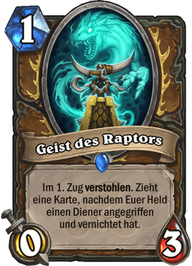 Hearthstone Geist des Raptors