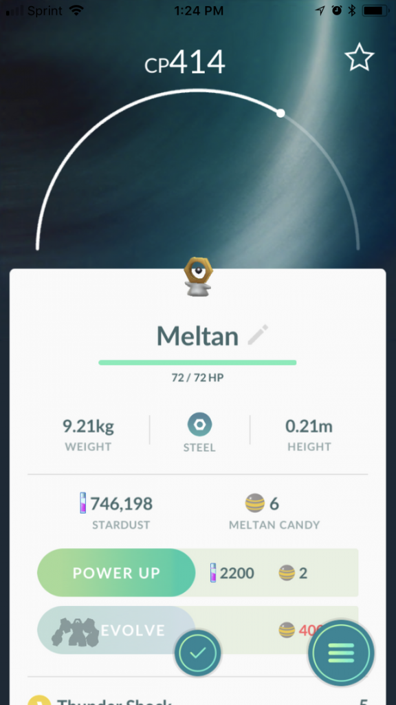 Meltan Pokemon GO 2