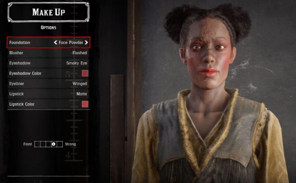 Red Dead Online Makeup Frau