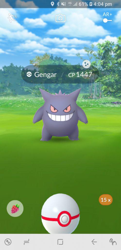 Shiny Gengar Pokemon GO 1