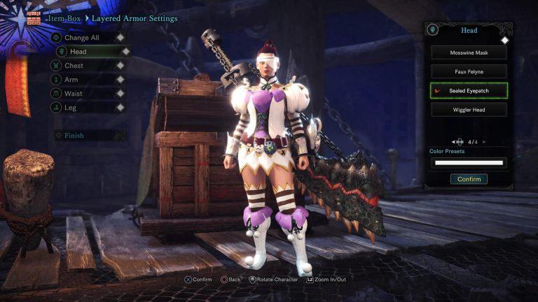 monster hunter world dichte augenklappe