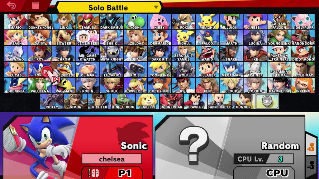 Super Smash Bros Ultimate Charaktere