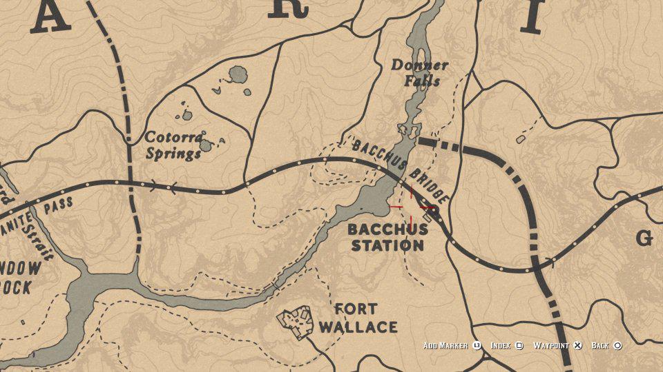 red dead online baccus station