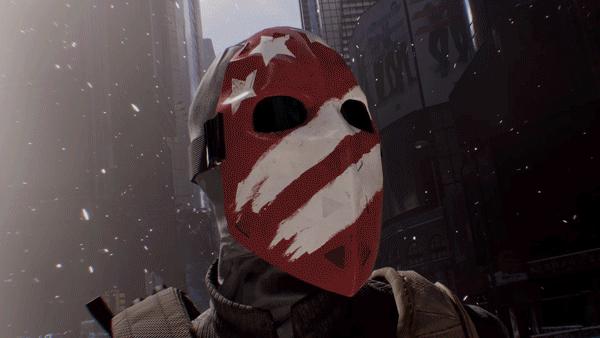 the division stripes maske