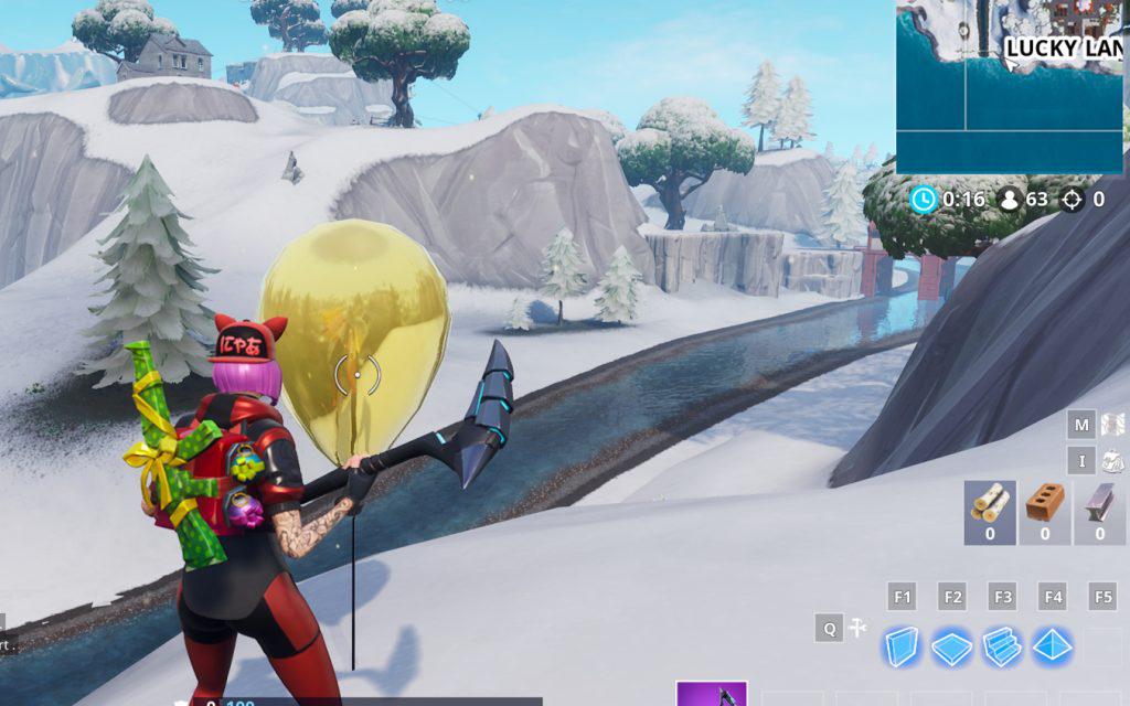 Fortnite Goldener Luftballon Lucky Landing