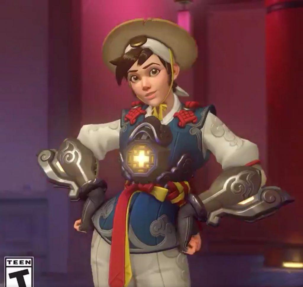 Overwatch Neujahr 2019 Skin Tracer