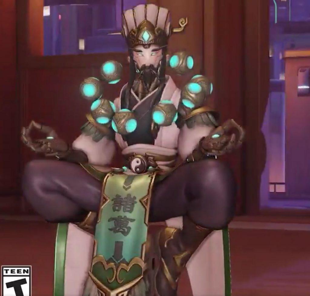 Overwatch Neujahr 2019 Skin Zenyatta