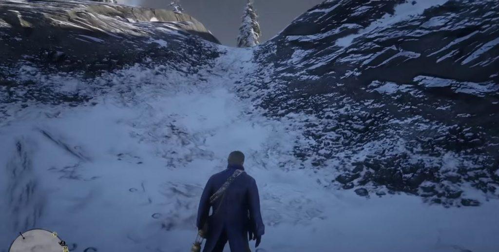 Red Dead Redemption 2 Schnee Weg Berg