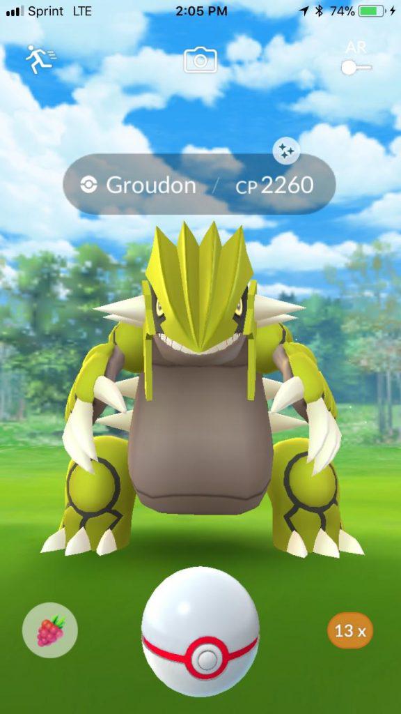 Shiny Groudon