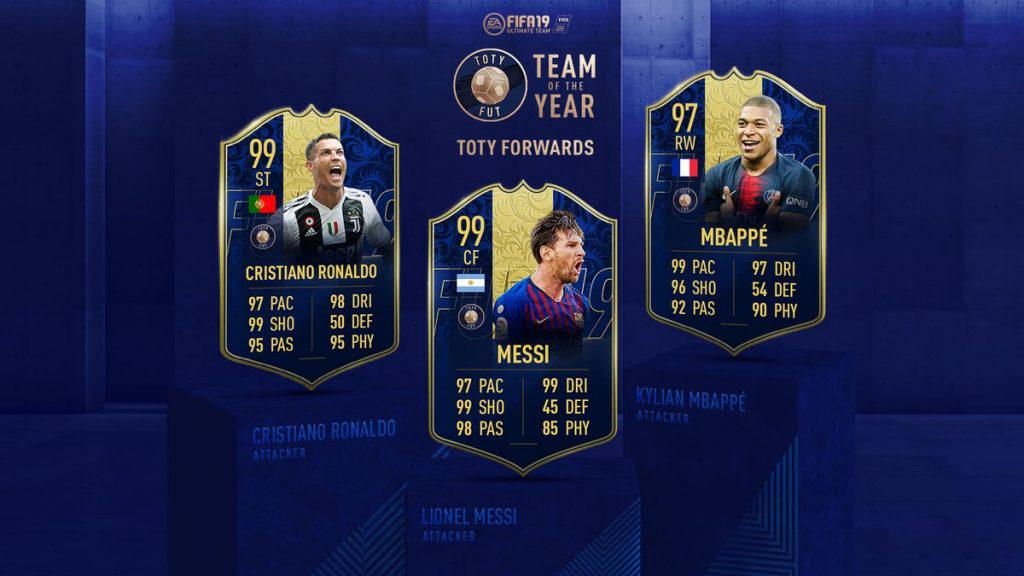 fifa 19 toty stats