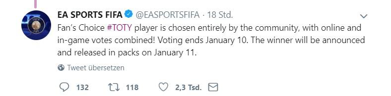 fifa toty voting tweet