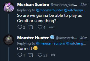 monster hunter world twitter