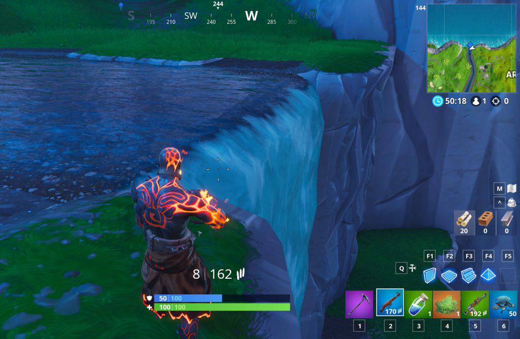 Fortnite Wasserfall Lazy Links Fundort