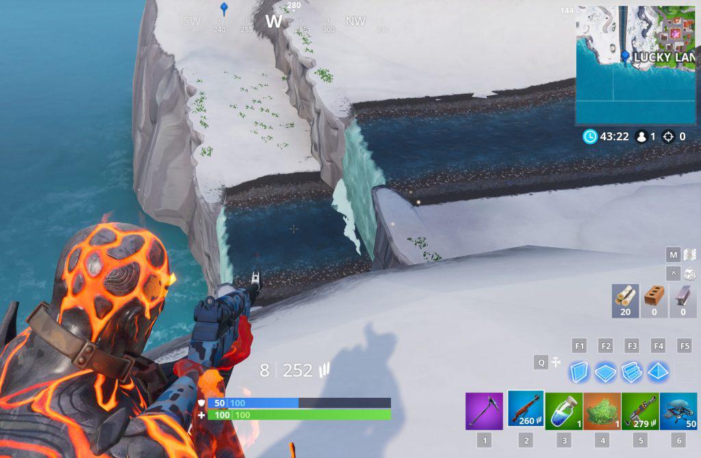 Fortnite Wasserfall Lucky Landing