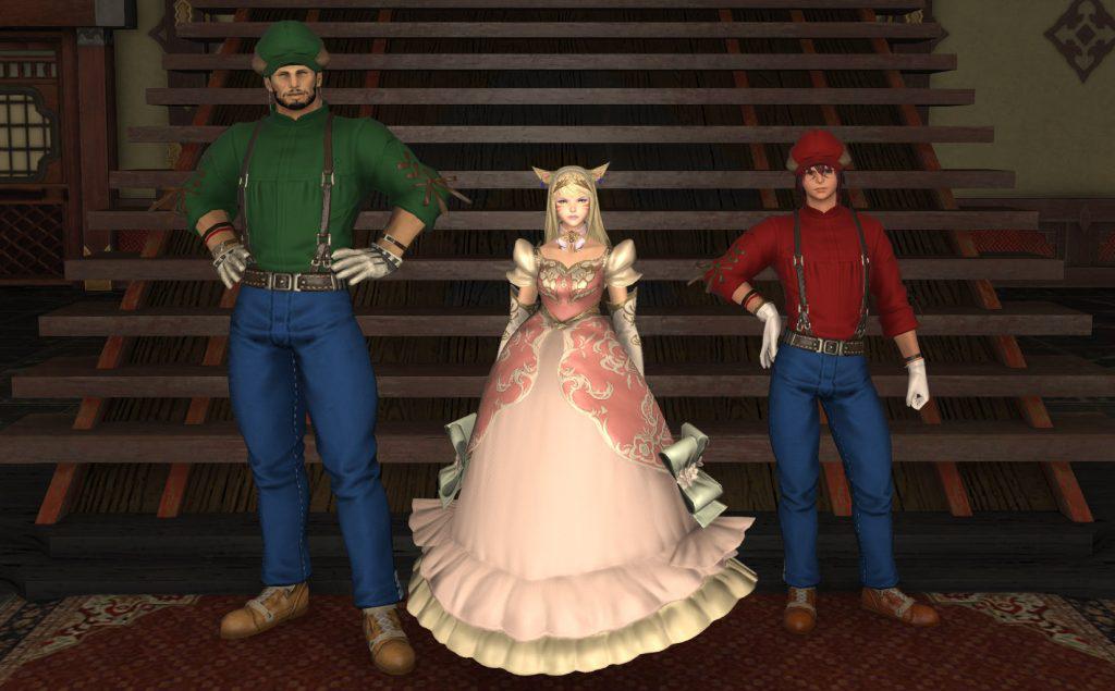 final fantasy xiv super mario cosplay